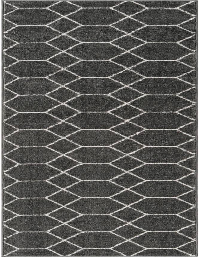 Detail image of 2' x 6' Lattice Frieze Runner Rug
