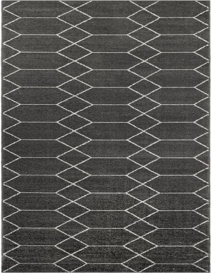 Detail image of 3' 3 x 16' 5 Lattice Frieze Runner Rug