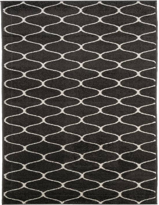 Detail image of 2' 5 x 9' Lattice Frieze Runner Rug