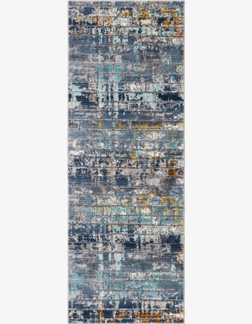 Dark Gray Malibu Runner Rug