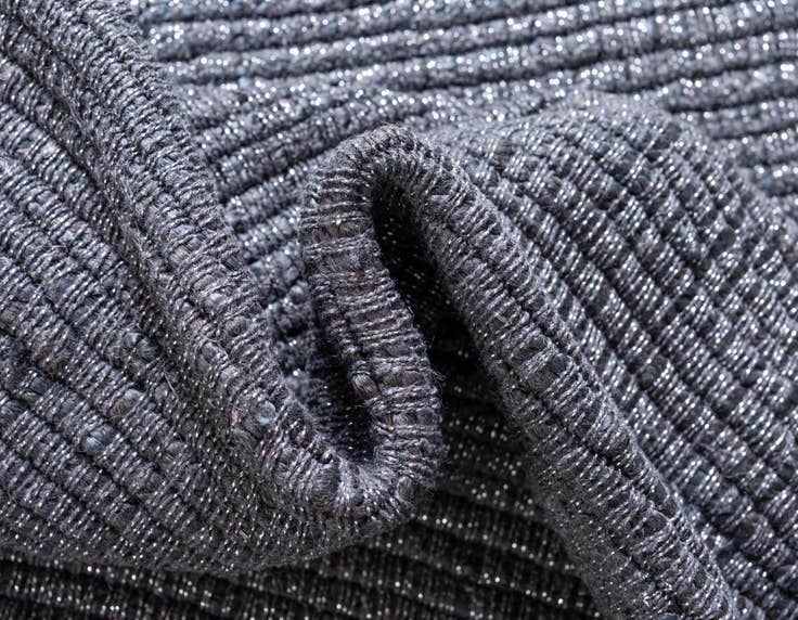 Detail image of 2' 6 x 6' Hand Woven Metallic Jute Runner Rug