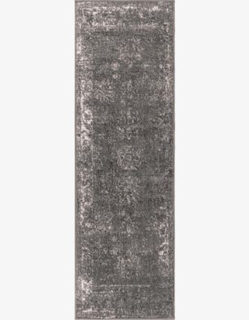 Dark Gray Monte Carlo Runner Rug