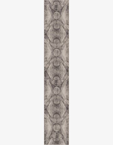 Dark Gray Monte Carlo Runner Rug