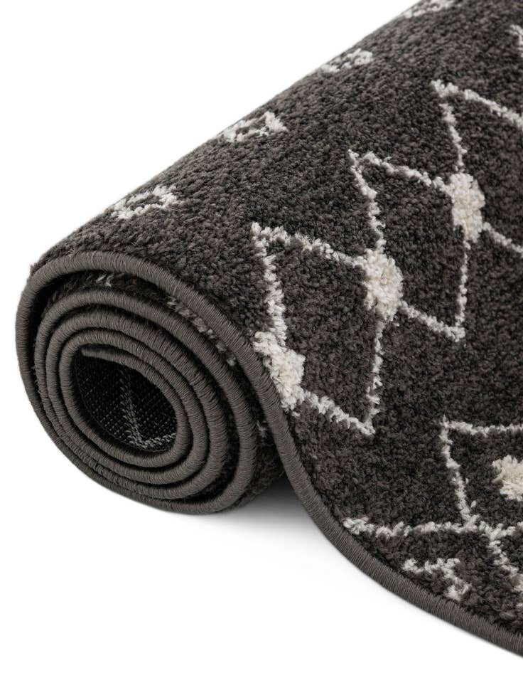 Detail image of 2' x 5' Moroccan Trellis Runner Rug