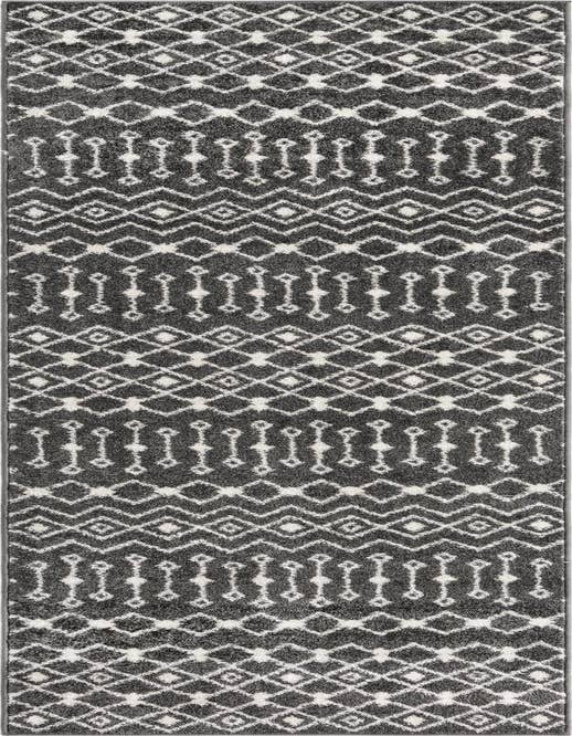 Detail image of 2' 7 x 10' Moroccan Trellis Runner Rug