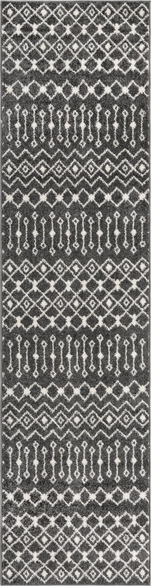 Primary image 2' 7 x 10' Moroccan Trellis Runner Rug
