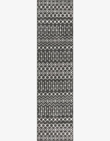 2' 7 x 10' Moroccan Trellis Runner Rug