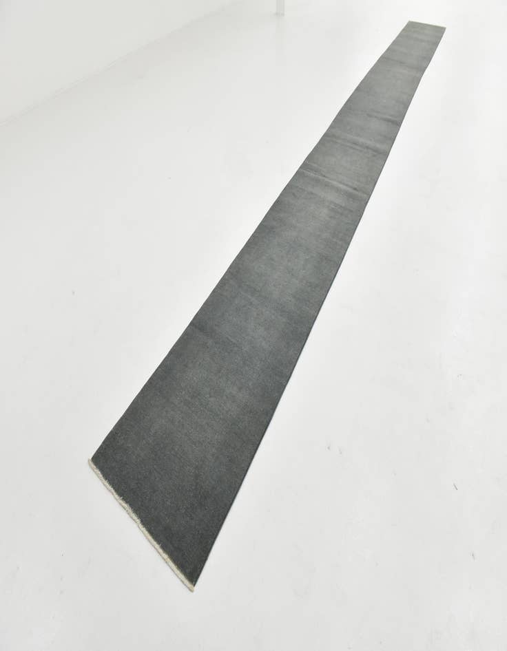 Detail image of 2' 3 x 24'  Hand Knotted Over-Dyed Ziegler Runner Rug