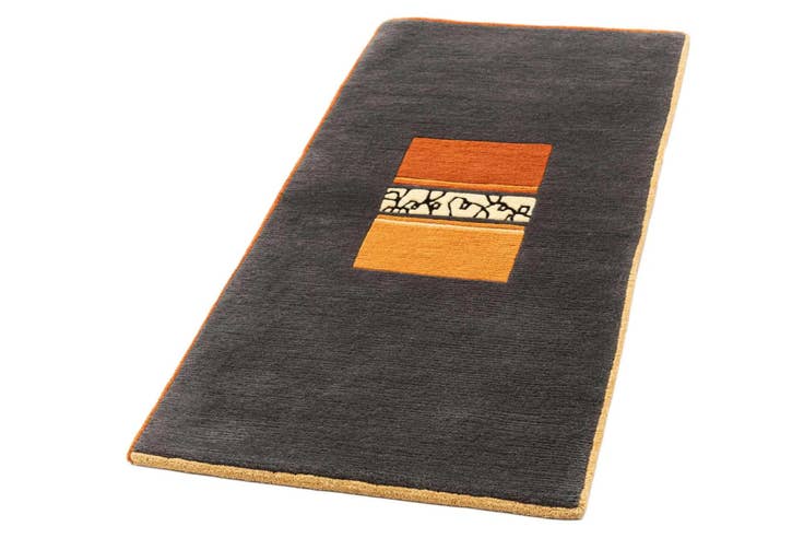 Detail image of 2' 3 x 4' 8 Hand Knotted Tibet Wool Runner Rug