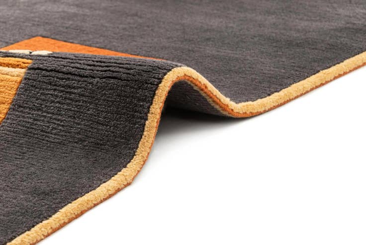 Detail image of 2' 3 x 4' 8 Hand Knotted Tibet Wool Runner Rug