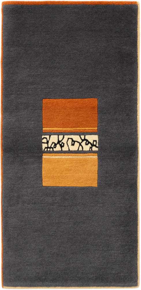 2' 3 x 4' 8 Hand Knotted Tibet Wool Runner Rug