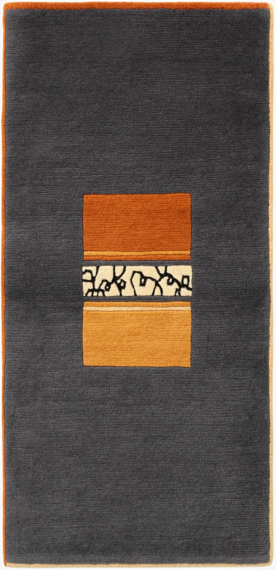 2' 3 x 4' 8  Hand Knotted Tibet Wool Runner Rug