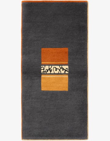 2' 3 x 4' 8 Hand Knotted Tibet Wool Runner Rug