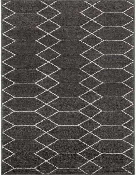 Detail image of 2' 7 x 12' Trellis Frieze Runner Rug