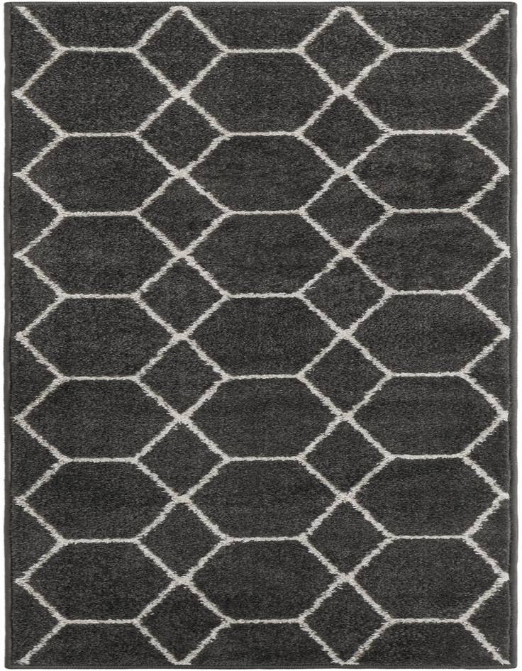 Detail image of 2' x 5' 3 Trellis Frieze Runner Rug