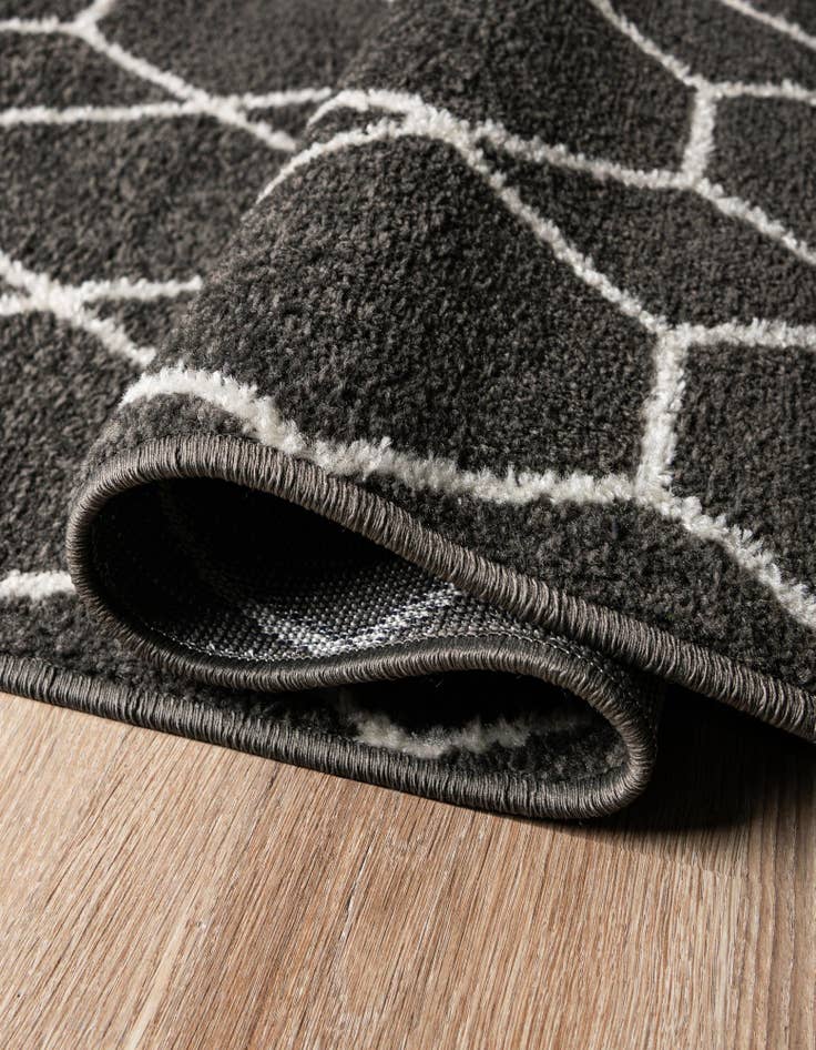 Detail image of 2' x 5' 3 Trellis Frieze Runner Rug