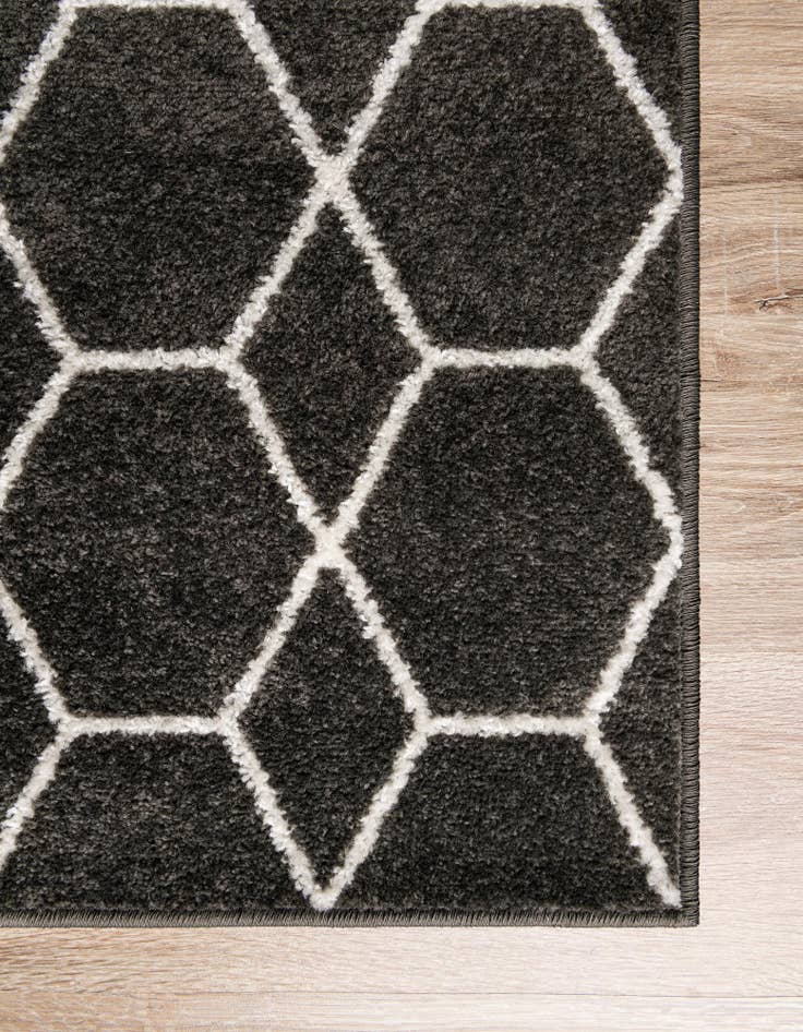 Detail image of 2' x 5' 3 Trellis Frieze Runner Rug