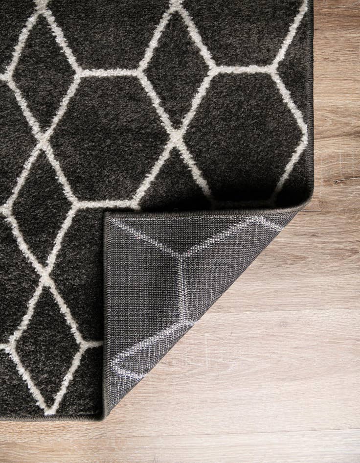 Detail image of 2' x 5' 3 Trellis Frieze Runner Rug