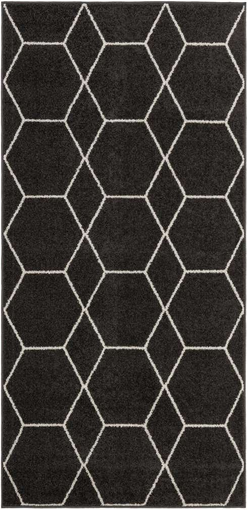 3' 2 x 6' 6 Trellis Frieze Runner Rug