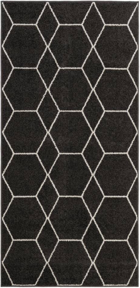 Detail image of 3' 2 x 6' 6 Trellis Frieze Runner Rug