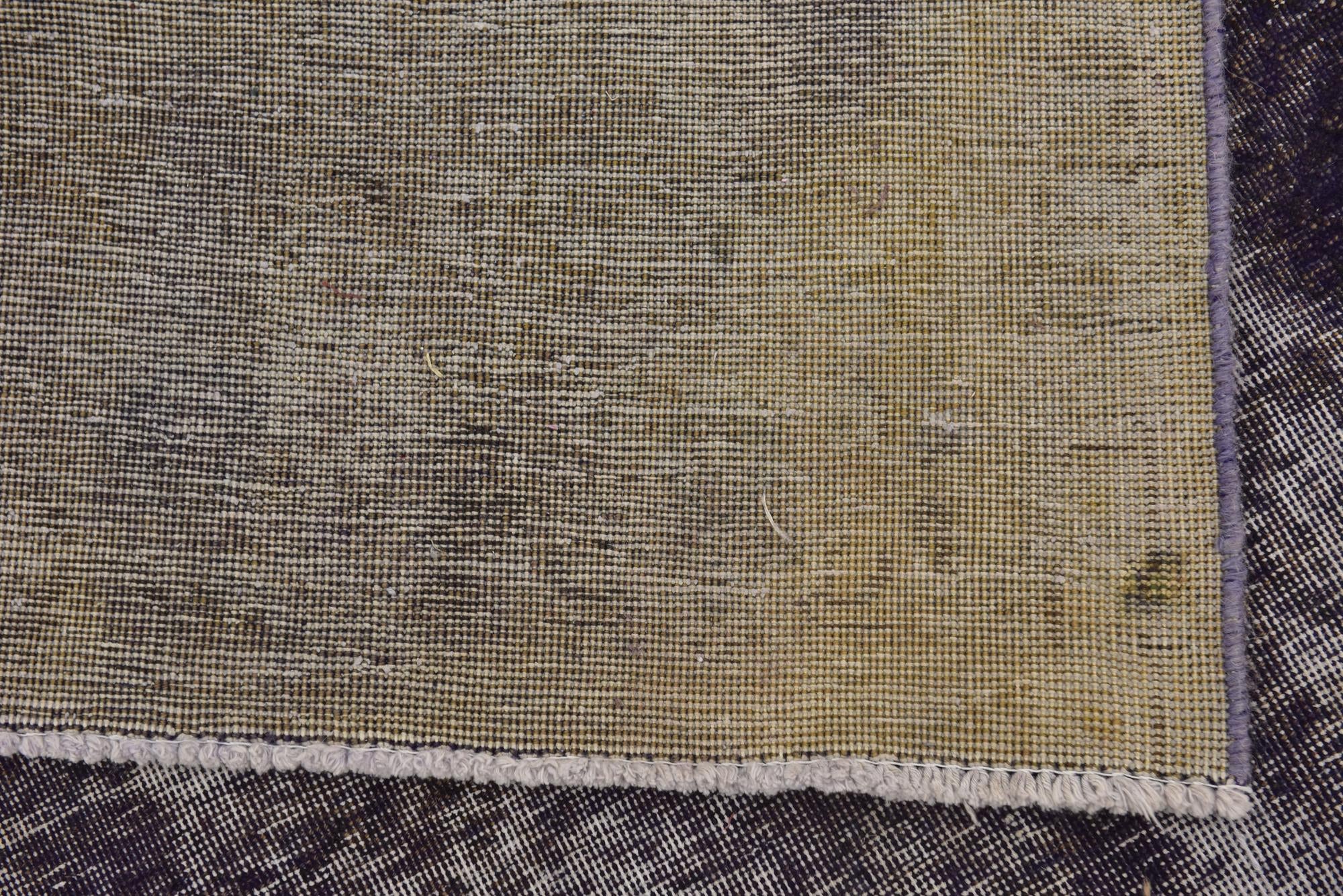 4' 6 x 11' Hand Knotted Ultra Vintage Persian Wool Runner Rug
