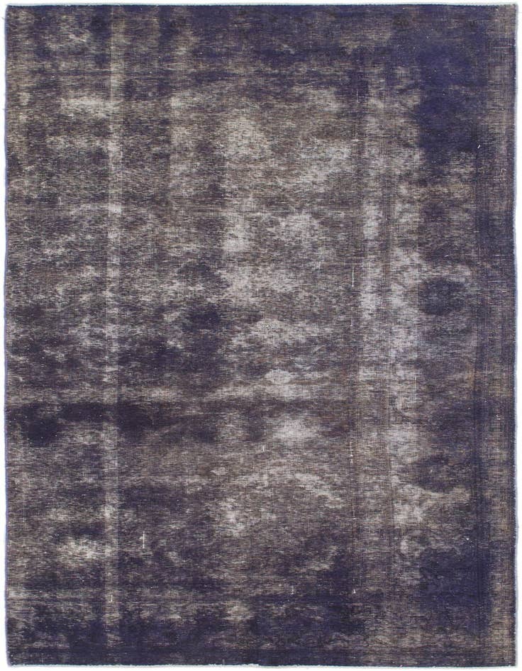 Detail image of 4' 6 x 11' Hand Knotted Ultra Vintage Persian Wool Runner Rug