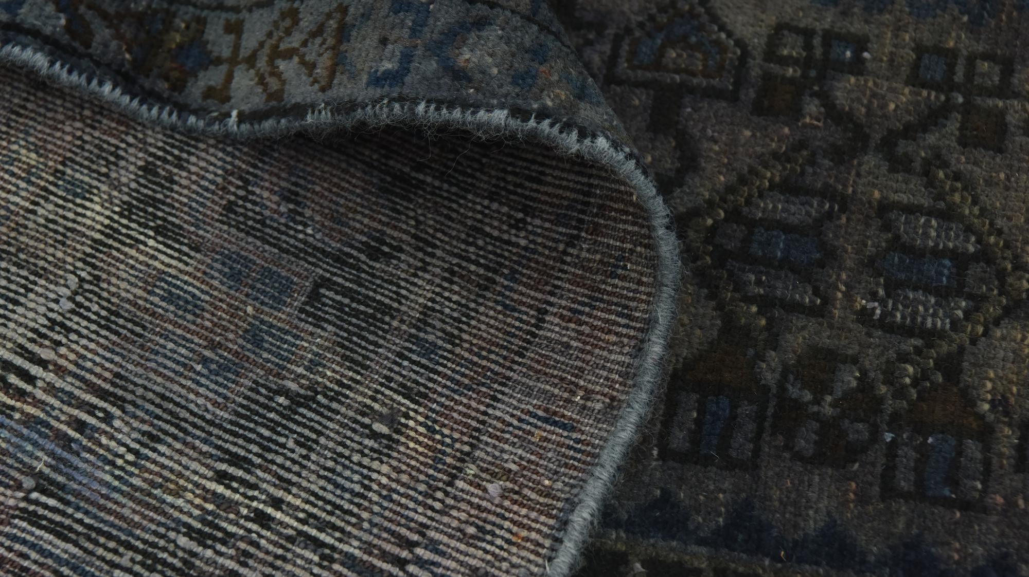 5' 2 x 10' 9 Hand Knotted Ultra Vintage Persian Wool Runner Rug