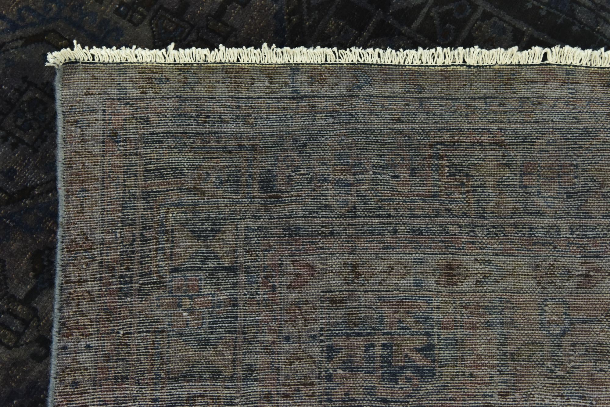 5' 2 x 10' 9 Hand Knotted Ultra Vintage Persian Wool Runner Rug