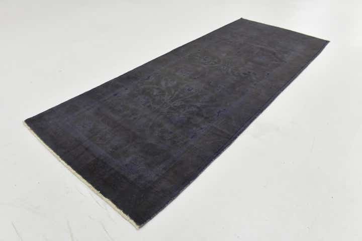 3' 7 x 9' 1 Hand Knotted Ultra Vintage Persian Wool Runner Rug