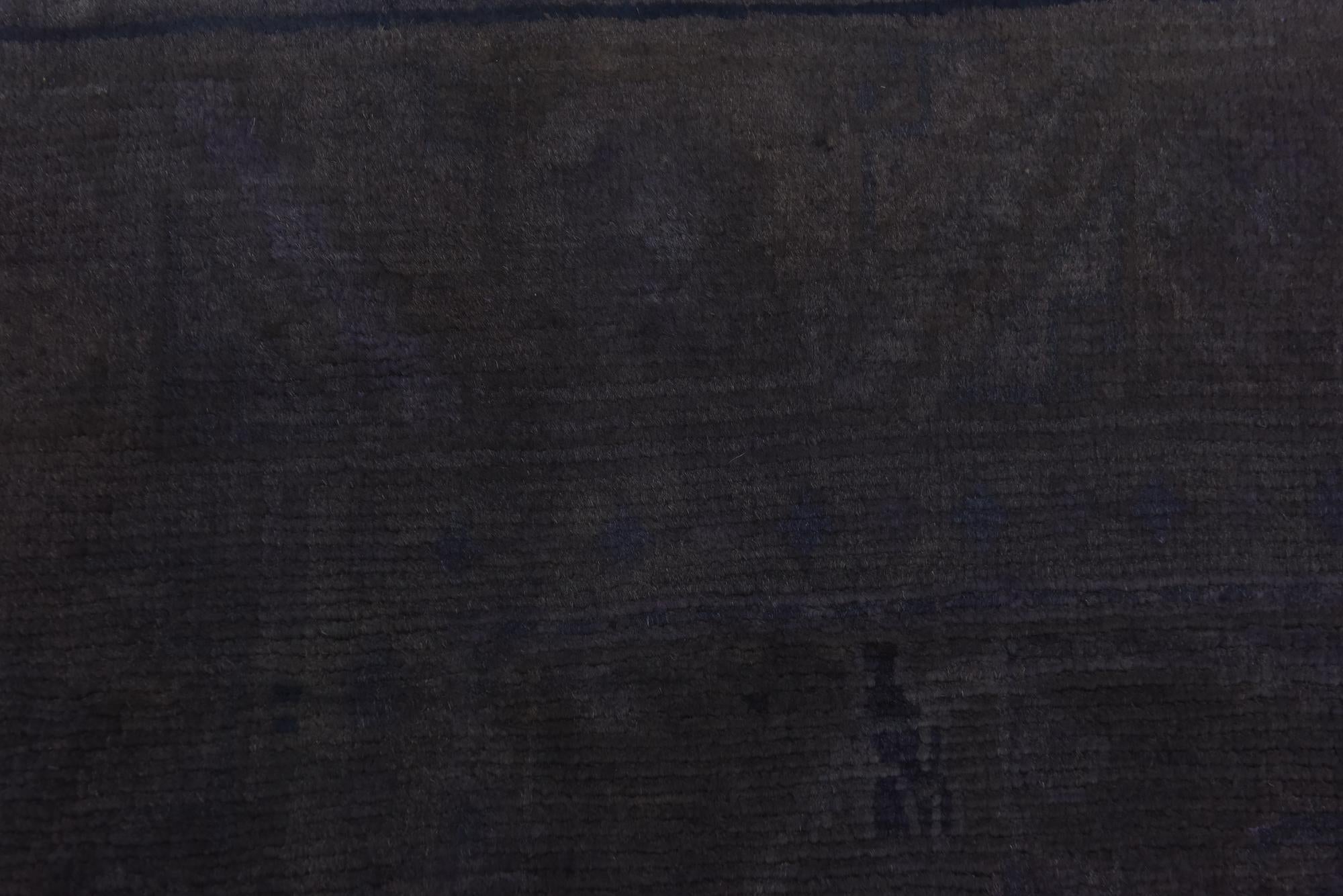 3' 7 x 9' 1 Hand Knotted Ultra Vintage Persian Wool Runner Rug