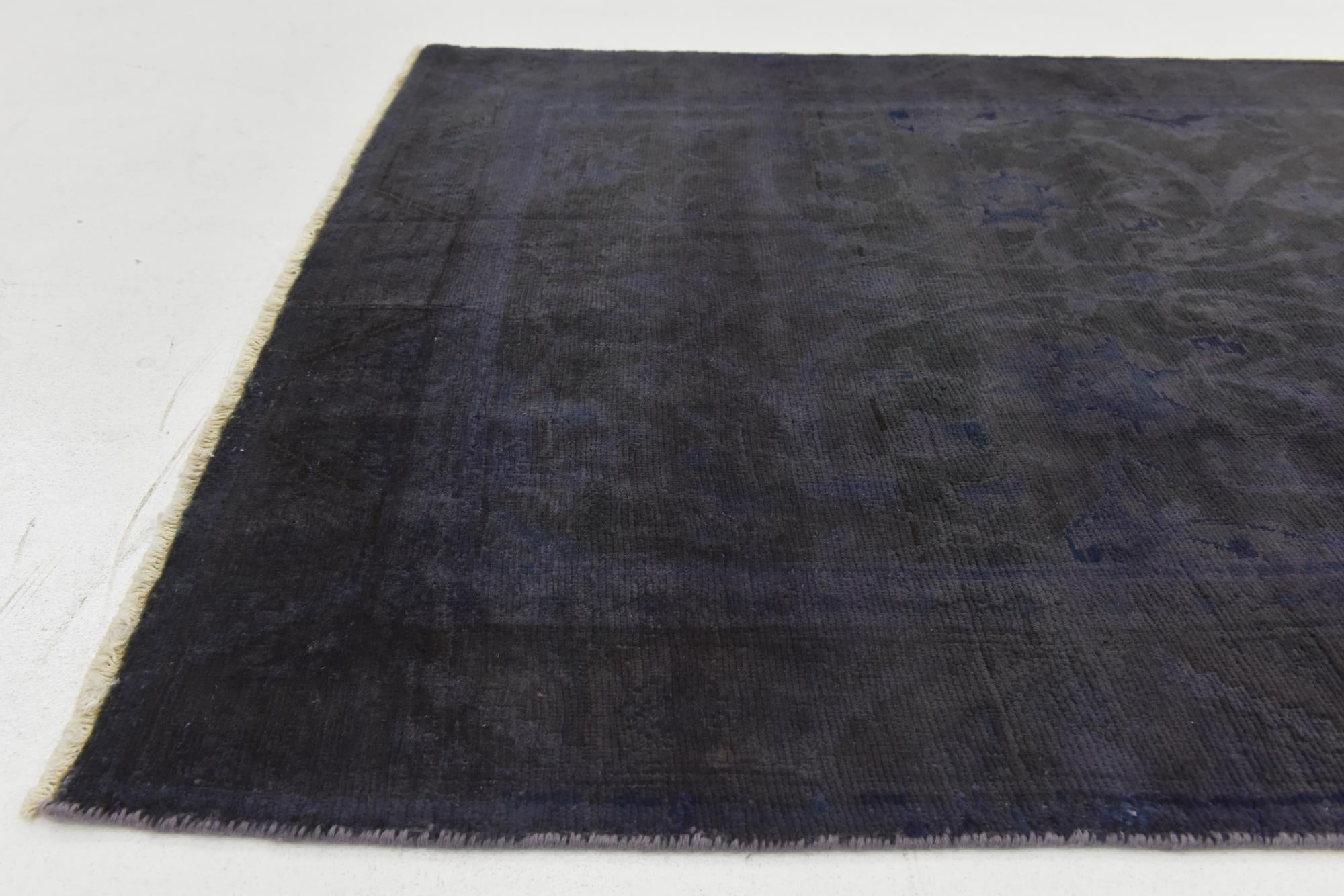 3' 7 x 9' 1 Hand Knotted Ultra Vintage Persian Wool Runner Rug