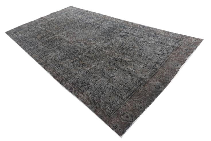 Detail image of 6' 4 x 12' Hand Knotted Ultra Vintage Persian Wool Runner Rug