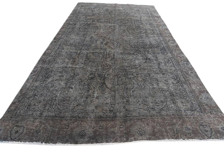 Detail image of 6' 4 x 12' Hand Knotted Ultra Vintage Persian Wool Runner Rug