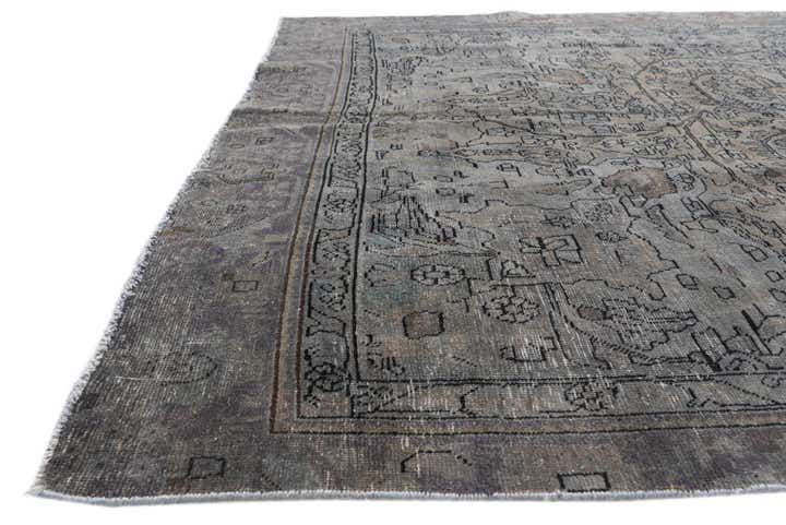 6' 4 x 12' Hand Knotted Ultra Vintage Persian Wool Runner Rug