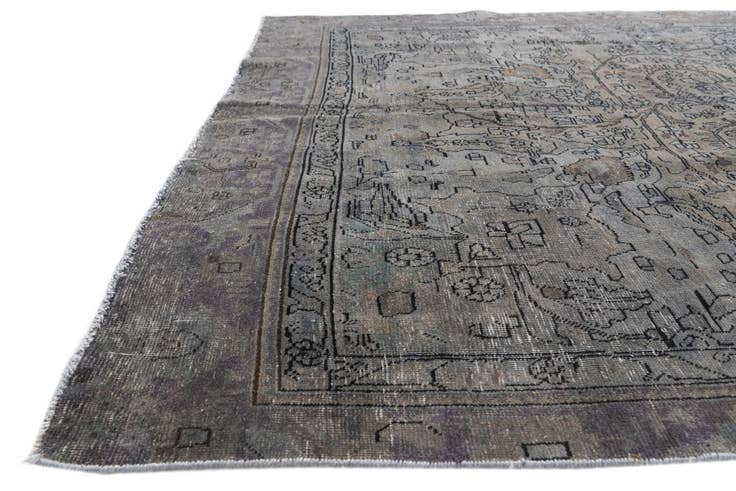 Detail image of 6' 4 x 12' Hand Knotted Ultra Vintage Persian Wool Runner Rug