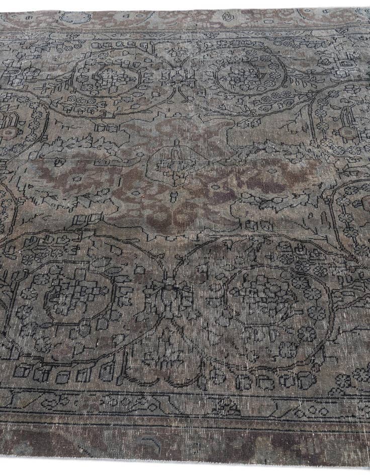 Detail image of 6' 4 x 12'  Hand Knotted Ultra Vintage Persian Wool Runner Rug