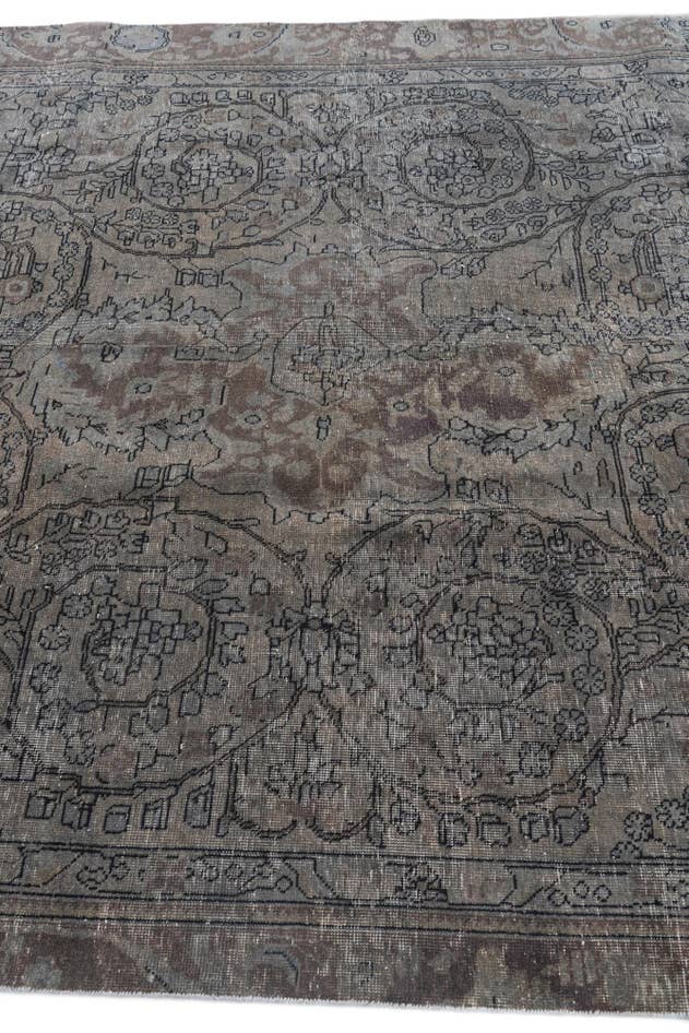 Detail image of 6' 4 x 12' Hand Knotted Ultra Vintage Persian Wool Runner Rug