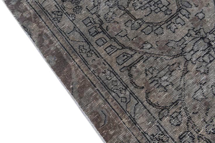 Detail image of 6' 4 x 12' Hand Knotted Ultra Vintage Persian Wool Runner Rug