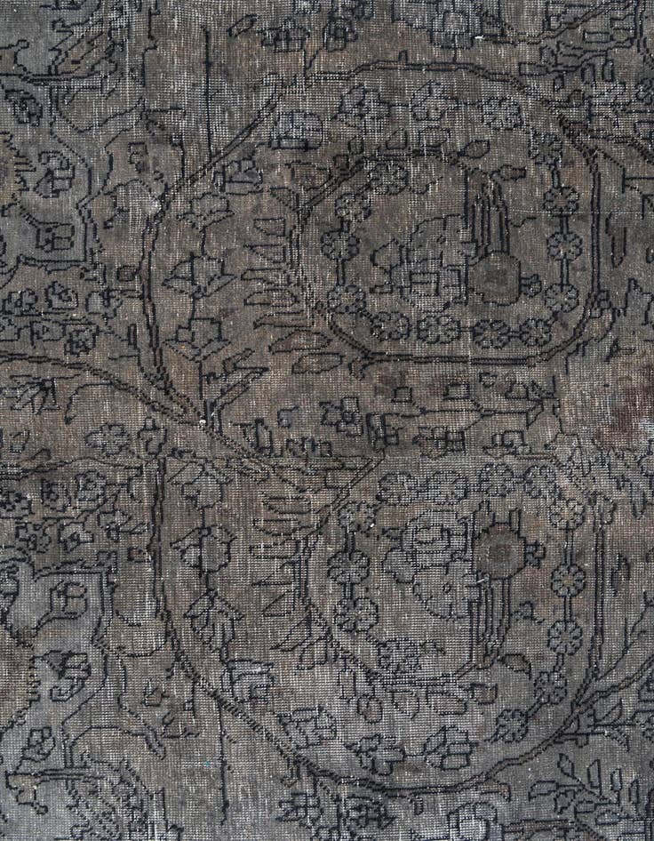 Detail image of 6' 4 x 12'  Hand Knotted Ultra Vintage Persian Wool Runner Rug