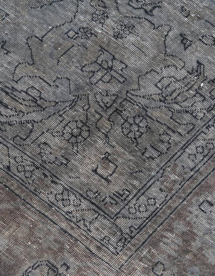 Detail image of 6' 4 x 12'  Hand Knotted Ultra Vintage Persian Wool Runner Rug