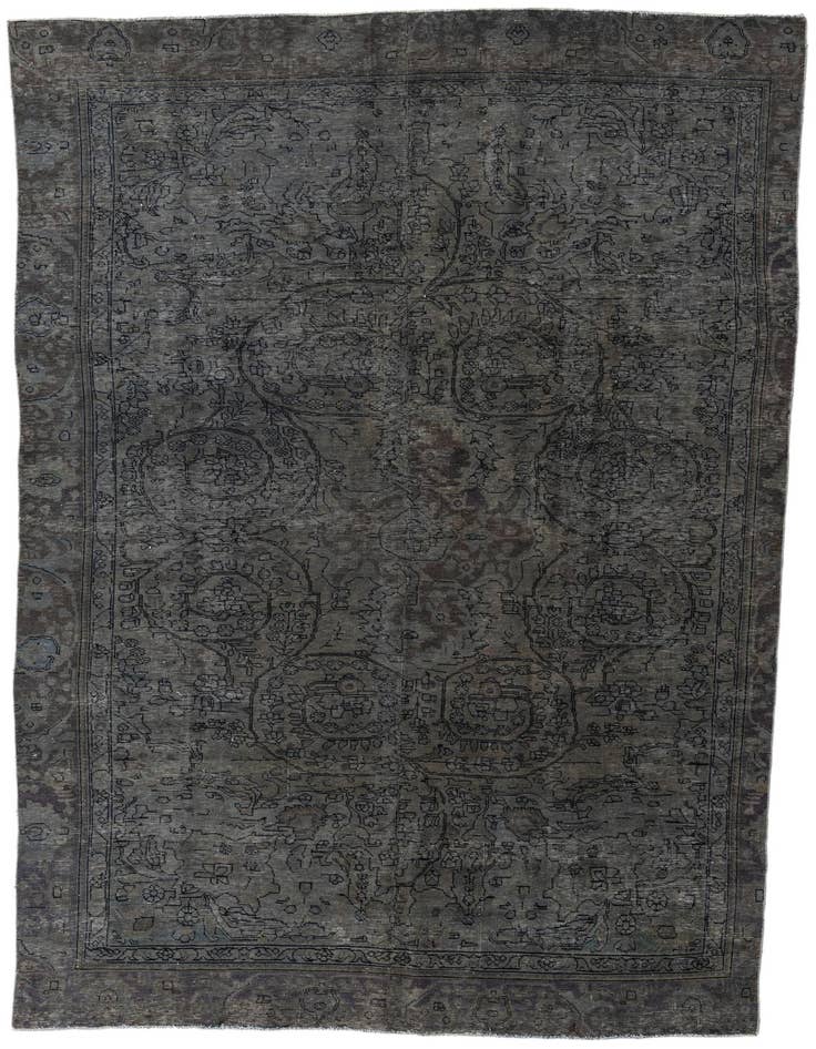 Detail image of 6' 4 x 12' Hand Knotted Ultra Vintage Persian Wool Runner Rug