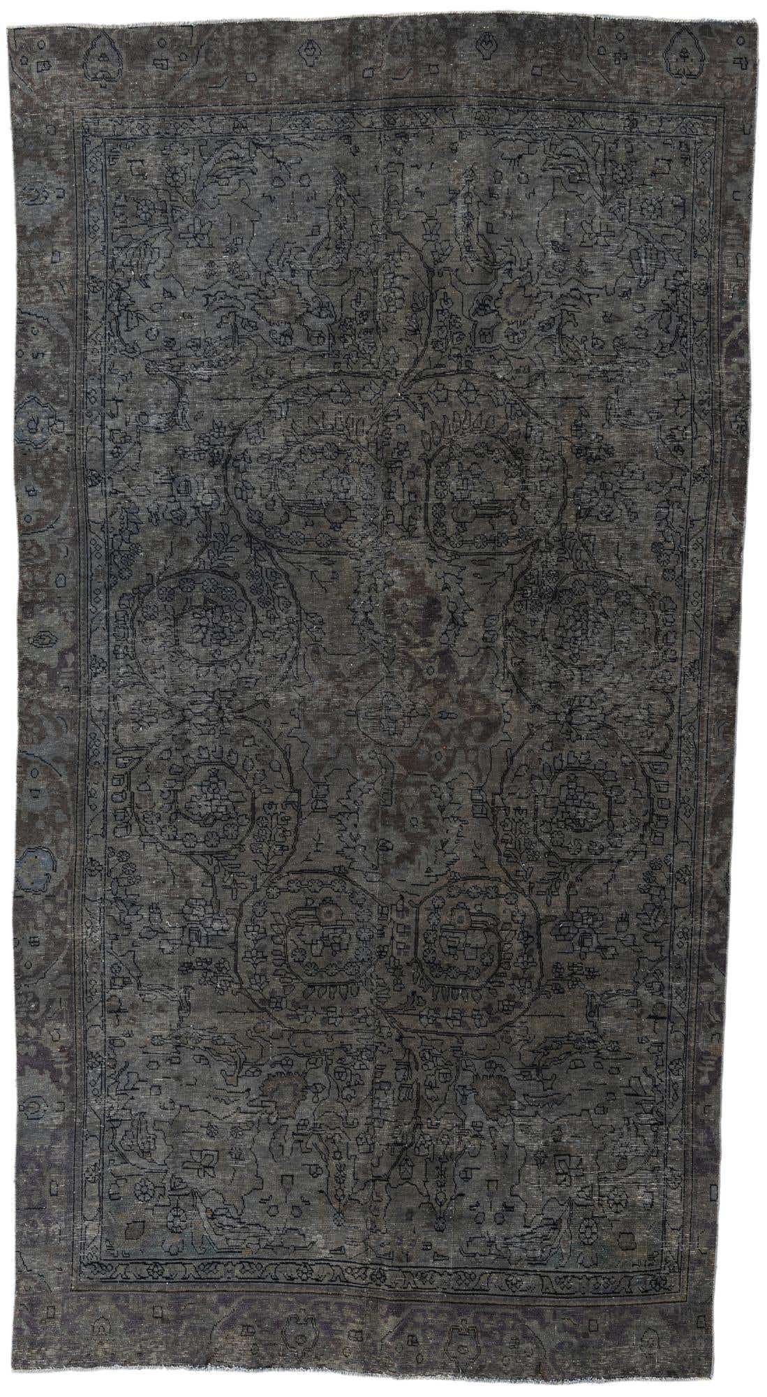 6' 4 x 12' Hand Knotted Ultra Vintage Persian Wool Runner Rug