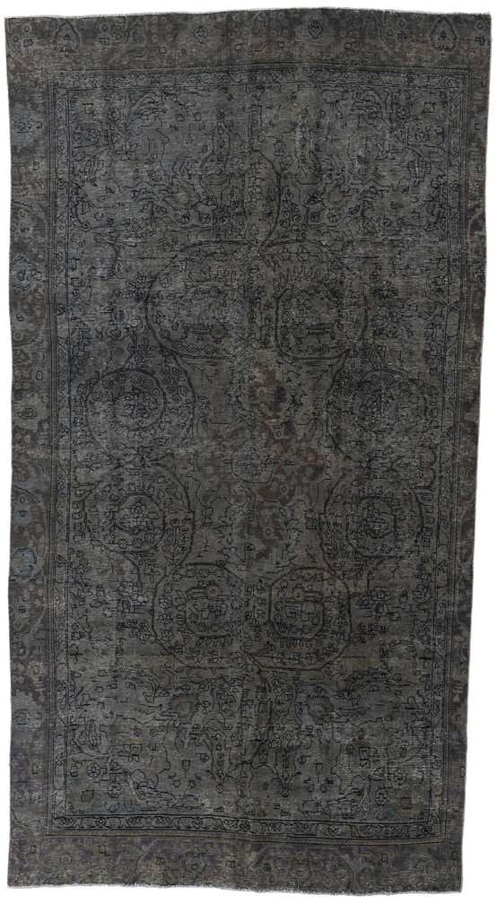 6' 4 x 12' Hand Knotted Ultra Vintage Persian Wool Runner Rug