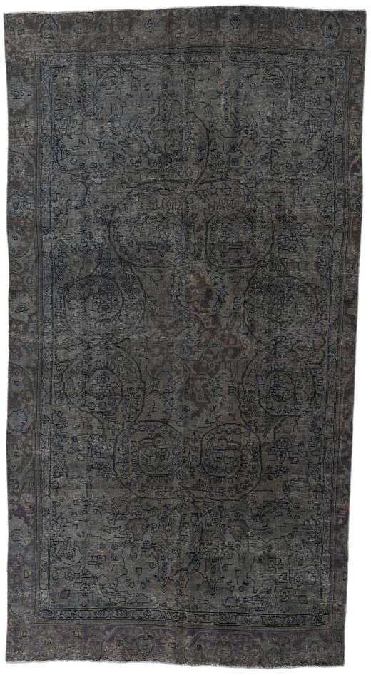 Detail image of 6' 4 x 12' Hand Knotted Ultra Vintage Persian Wool Runner Rug