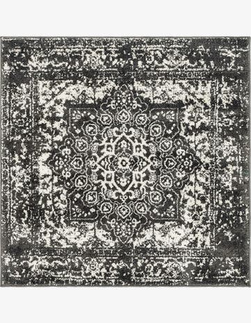 Dark Gray Arlington Square Rug
