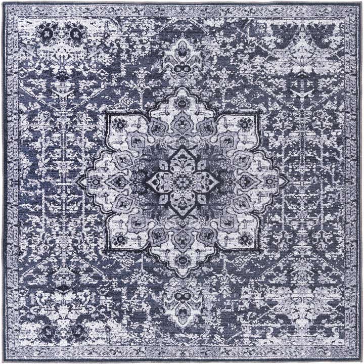 7' 3 x 7' 3 Washable Francesca Square Rug