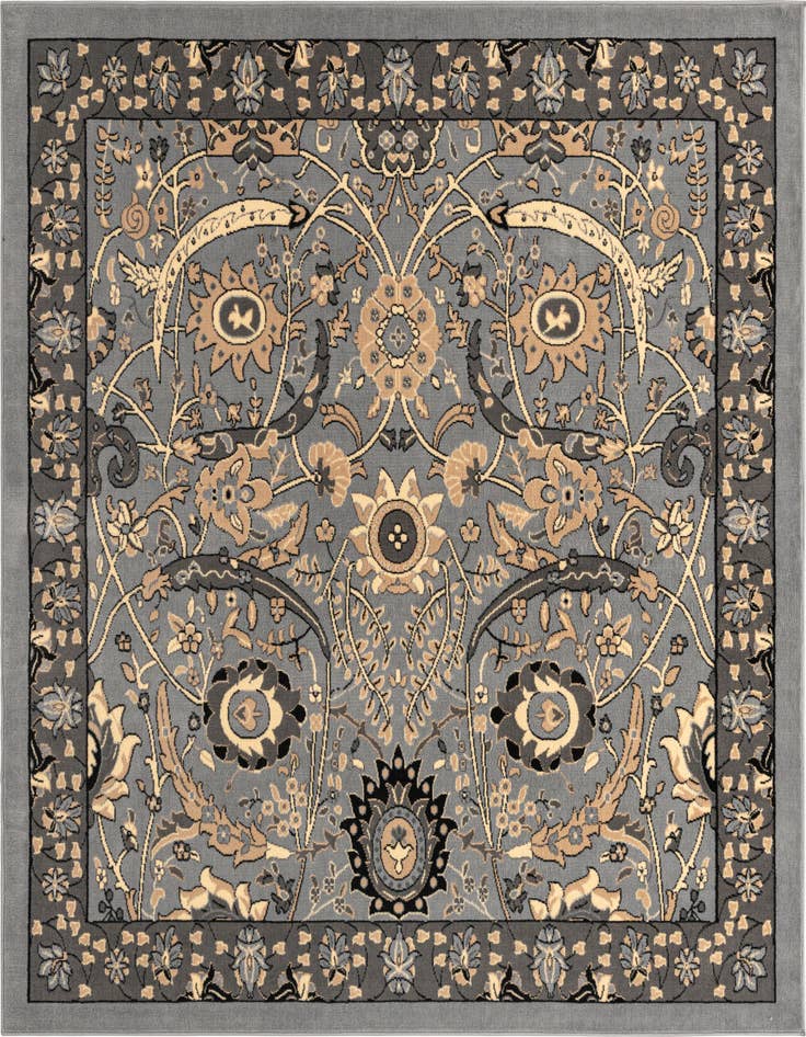 Detail image of 7' 10 x 7' 10 Isfahan Design Square Rug
