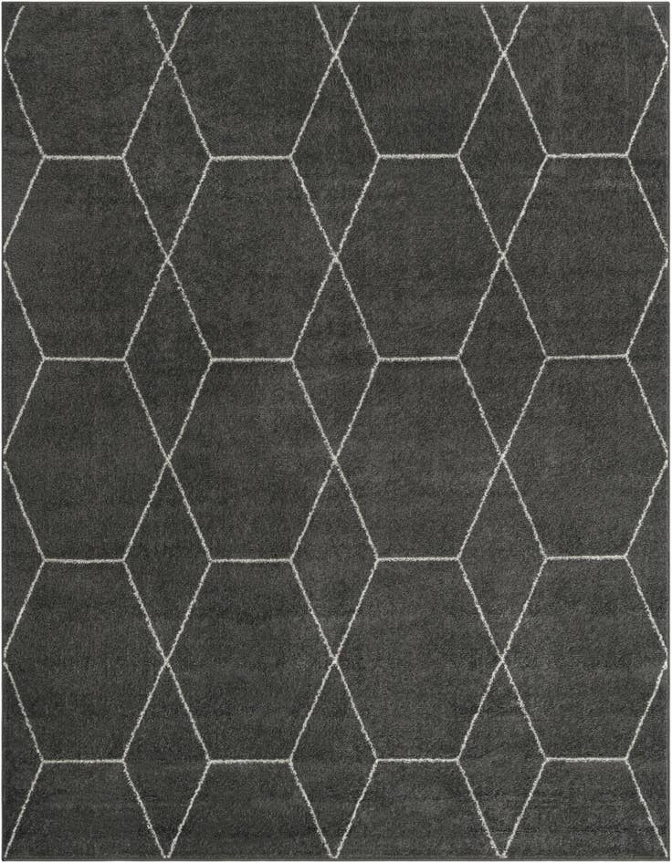 Detail image of 4' x 4' Lattice Frieze Square Rug