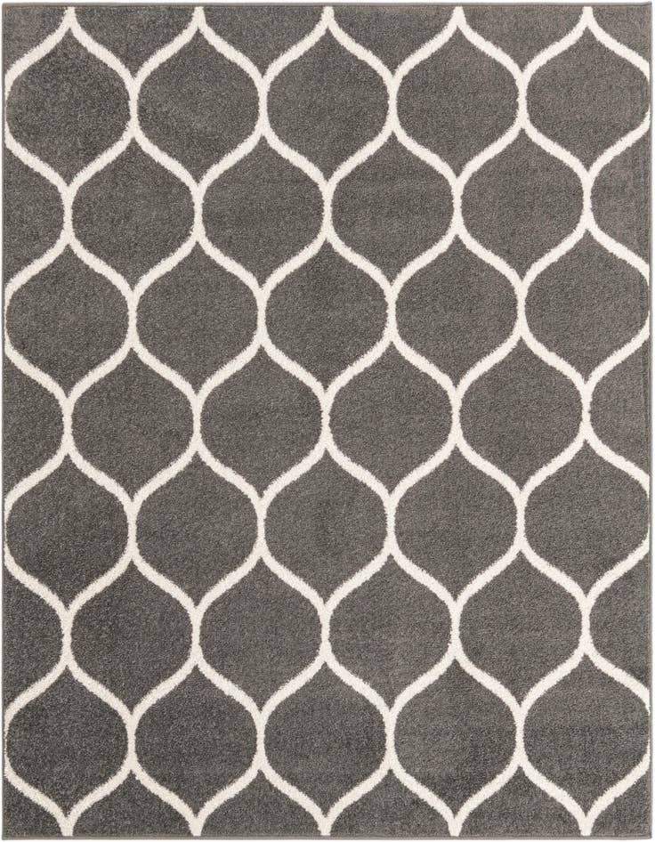 Detail image of 3' x 3' Lattice Frieze Square Rug