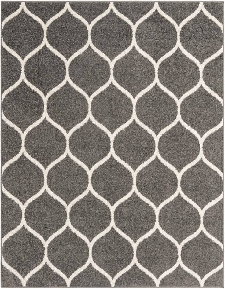 Detail image of 4' x 4' Lattice Frieze Square Rug